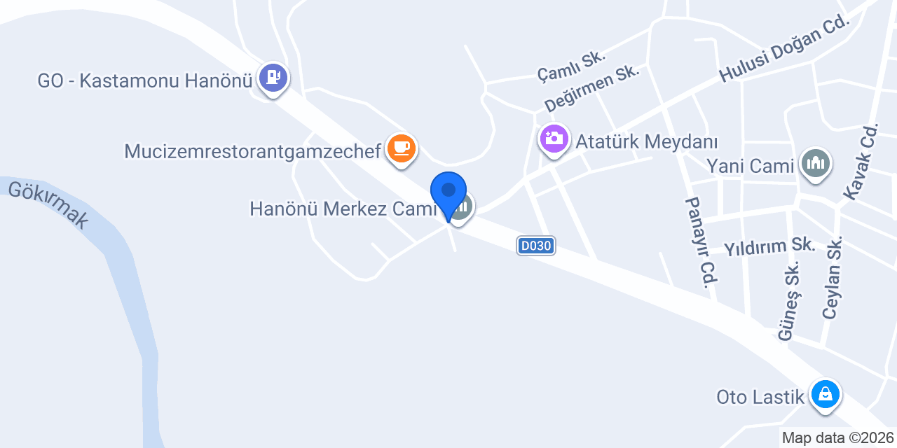 Öz Hanönü Taksi konumu
