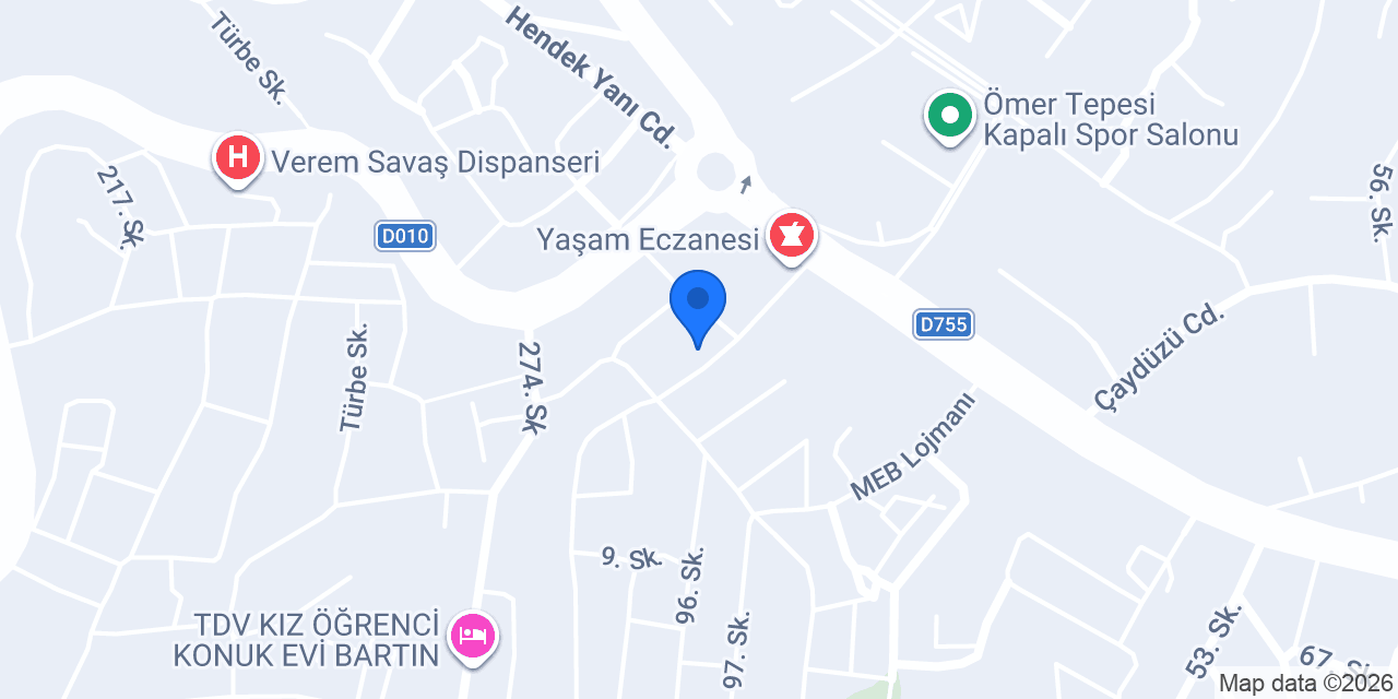 Tadım Dondurma konumu