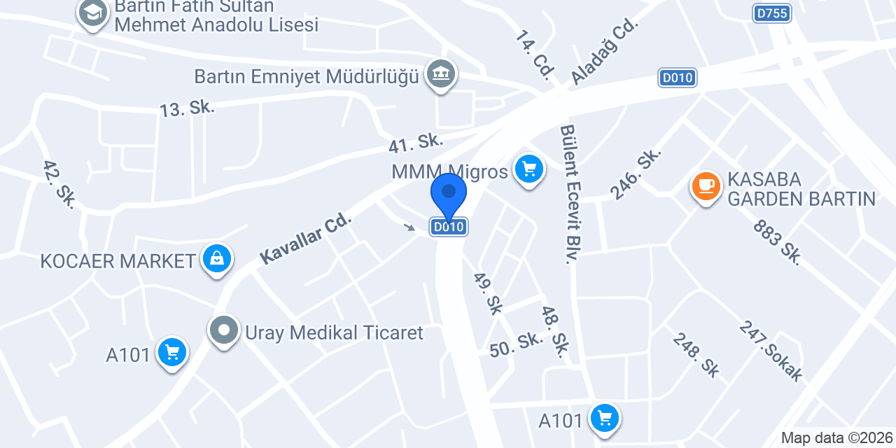 Azim Karadeniz Ereğli konumu