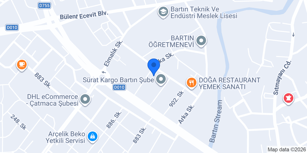 Balkaya Pastanesi konumu