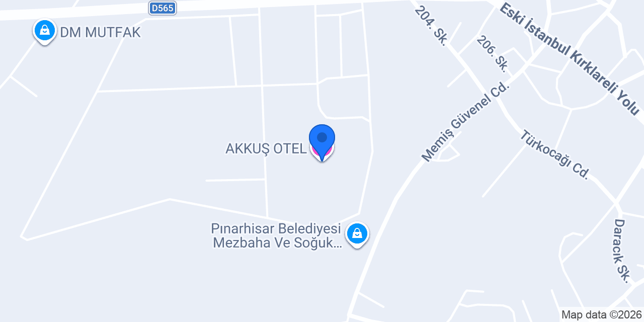AKKUŞ OTEL konumu