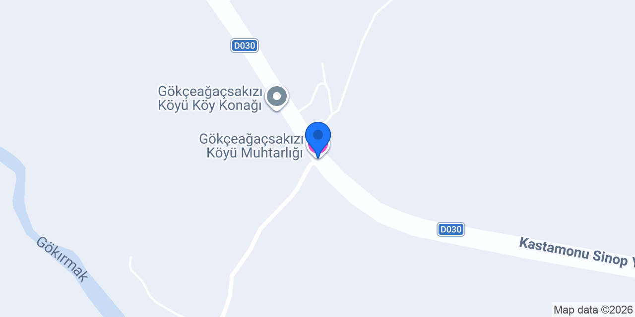Gökçeağaçsakızı Köyü Muhtarlığı konumu
