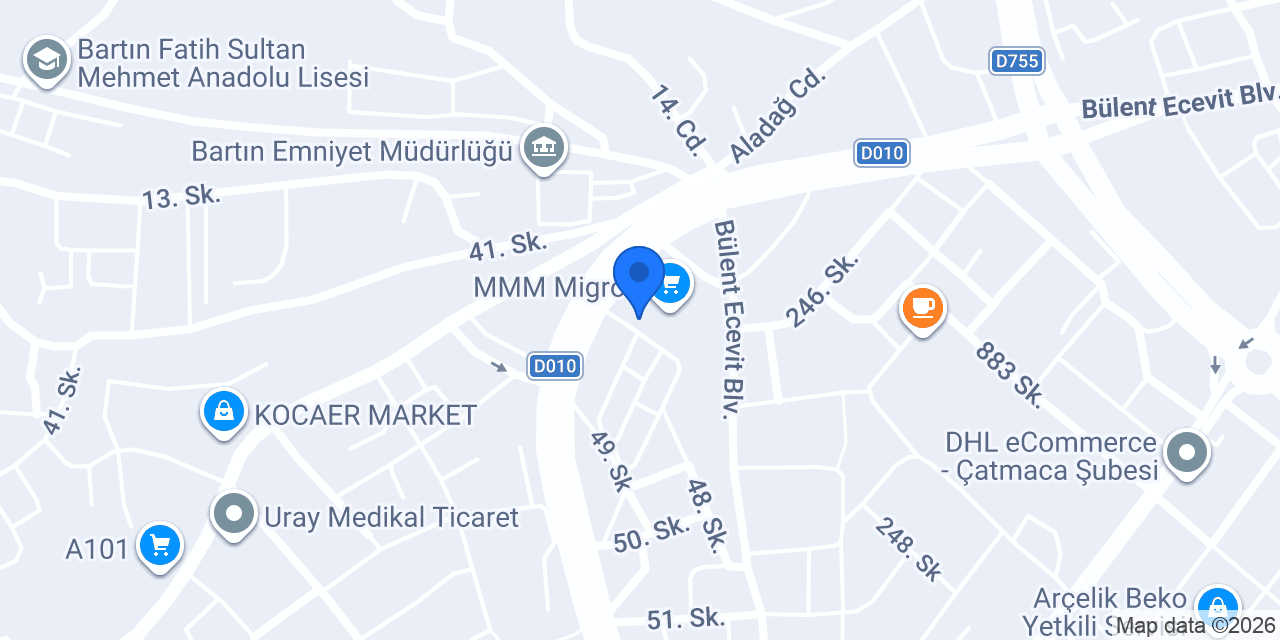 Southill Cafe & Restaurant Bartın konumu