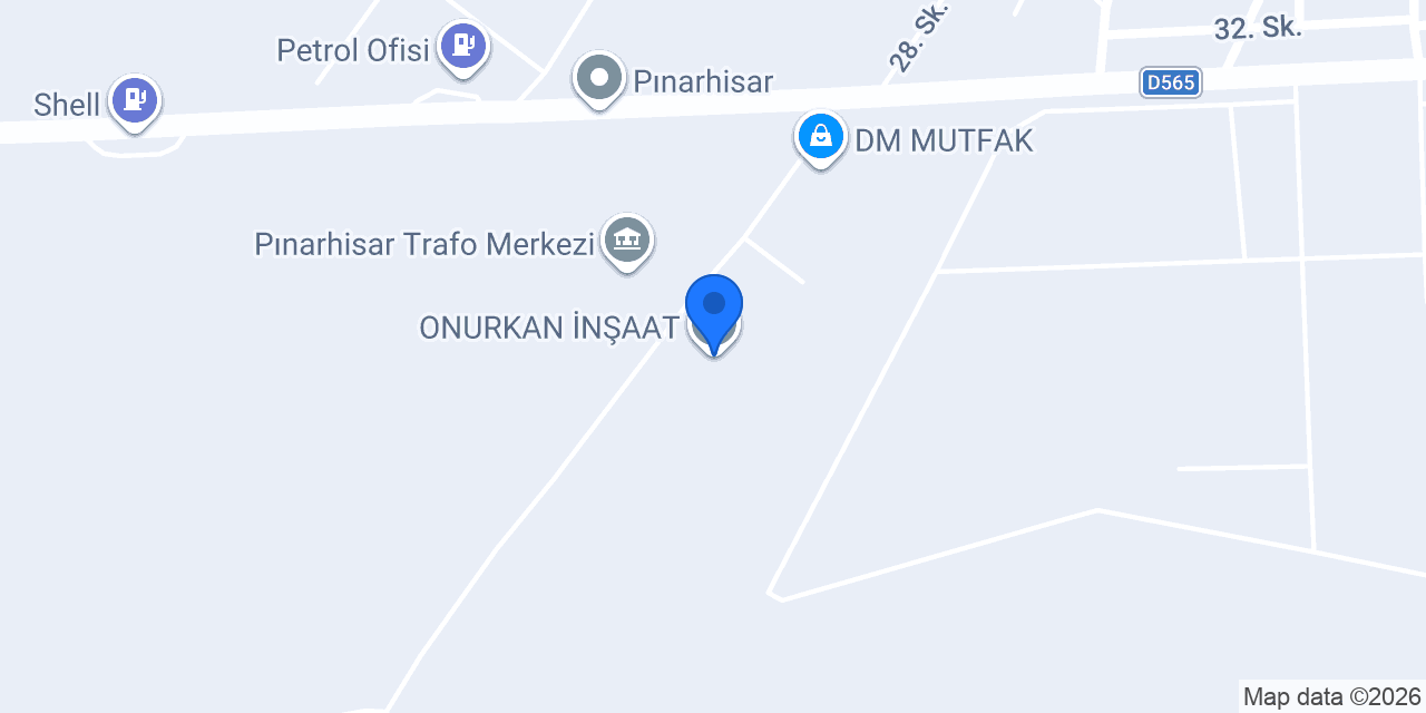 ONURKAN İNŞAAT konumu