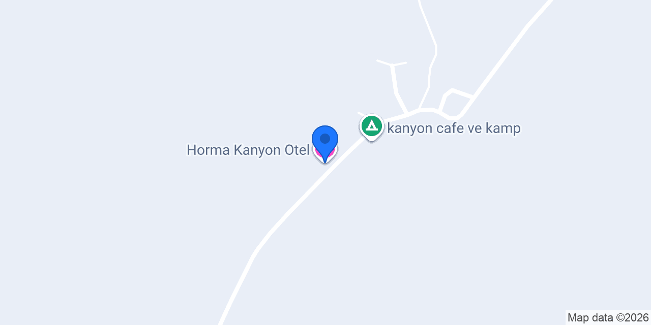 Horma Kanyon Otel konumu