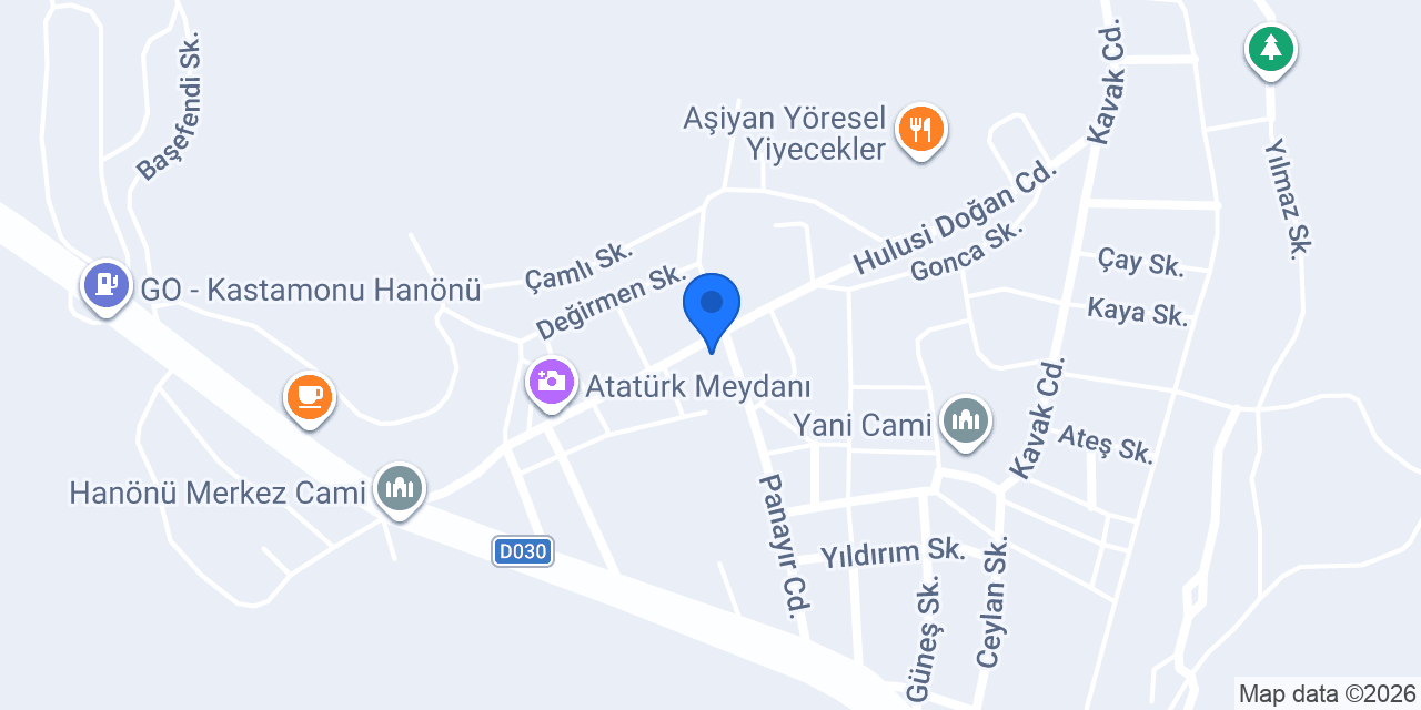 Hanımeli Cafe Restaurant konumu