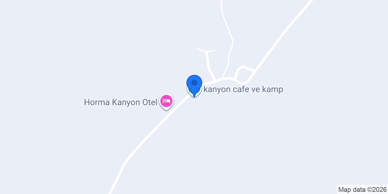 kanyon cafe ve kamp konumu