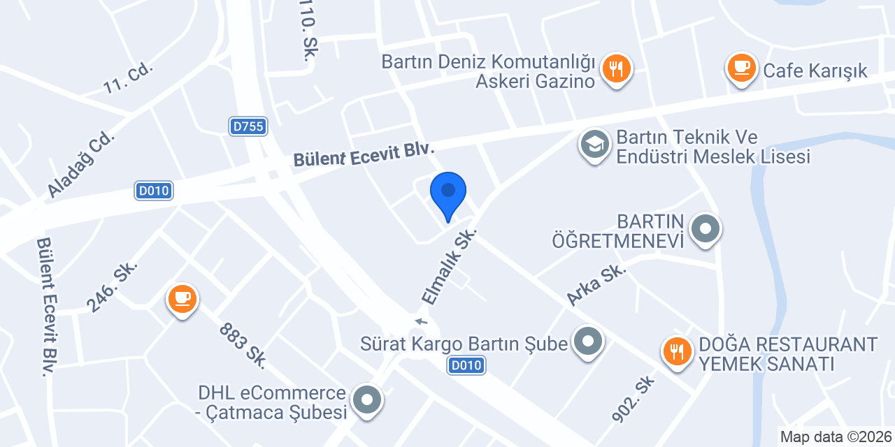 Diş Hekimi Melih AYDIN konumu