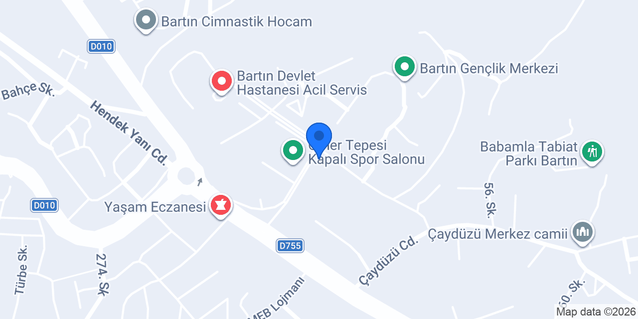 Topuz Otomotiv konumu