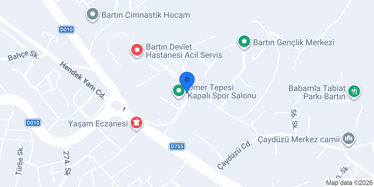 Bartın Ticaret Meslek Lisesi konumu