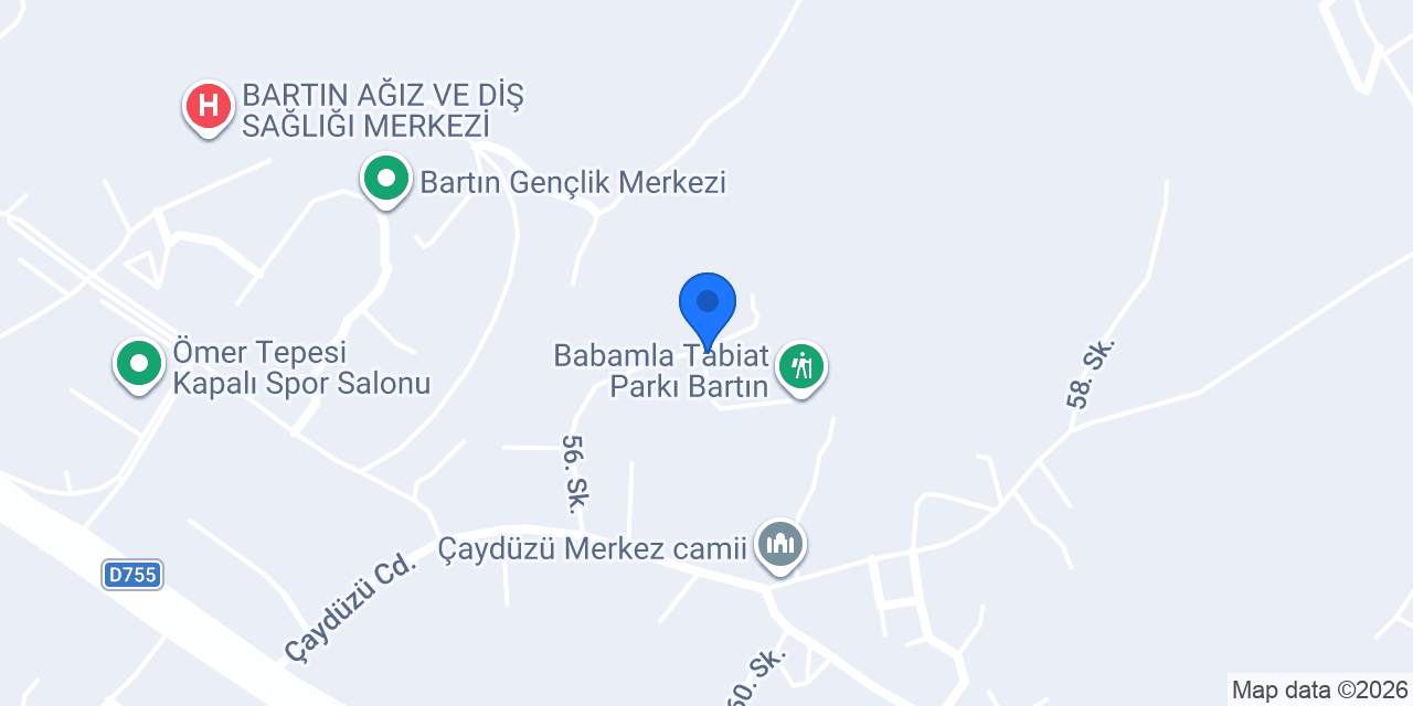 Bartın Tenis Akademi konumu