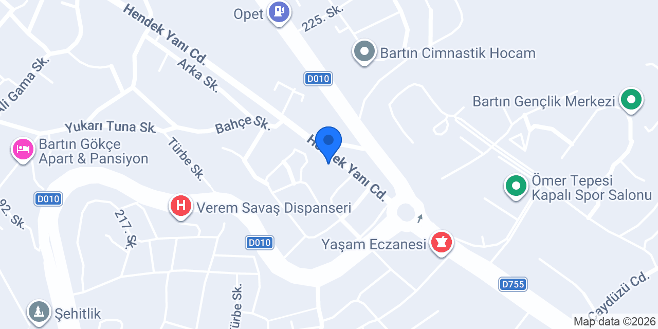 Özel Bartın Soysal İşitme Merkezi konumu