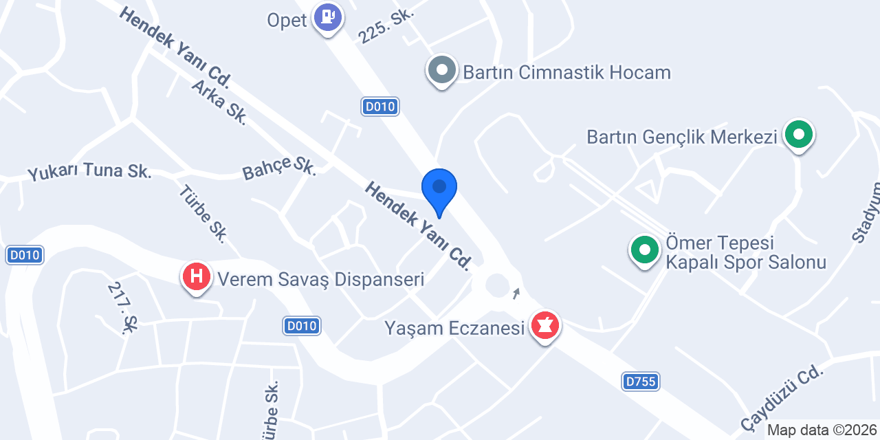 BARTIN DUYUM İŞİTME CIHAZLARI MERKEZİ konumu