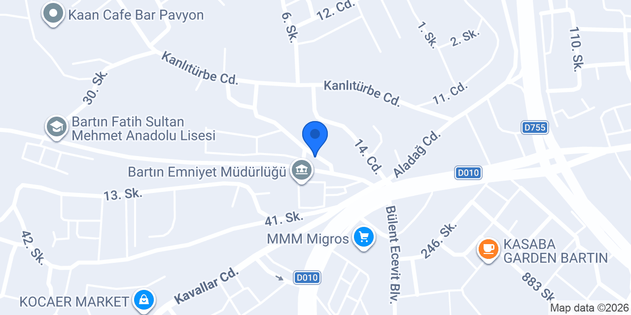 Bartın Çağlar Halı Yıkama konumu