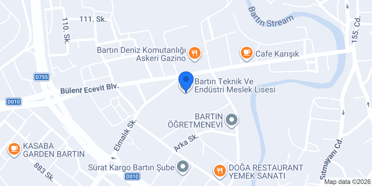 Bartın Teknik Ve Endüstri Meslek Lisesi konumu