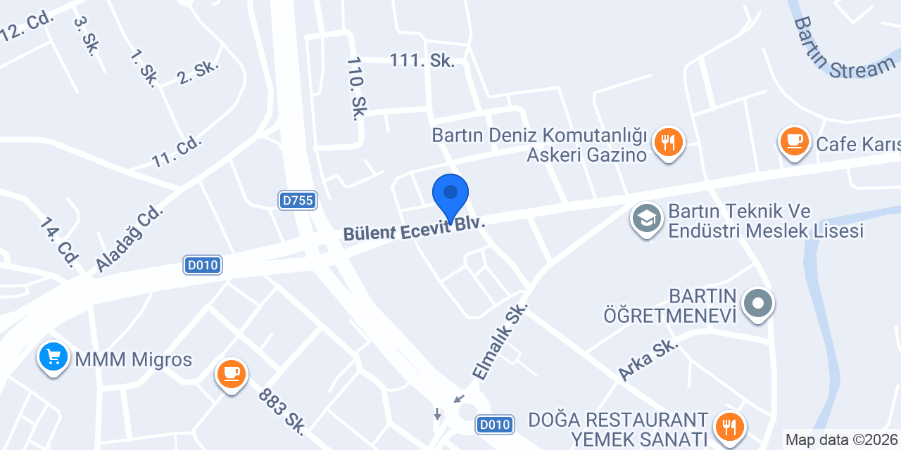 Bartın ES Akademi Özel Öğretim Kursu konumu