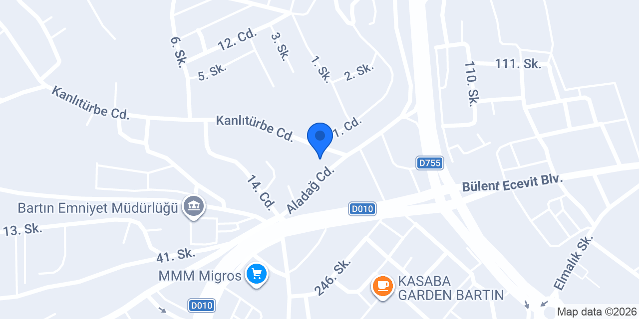 Aladağ Mahallesi Muhtarlığı konumu
