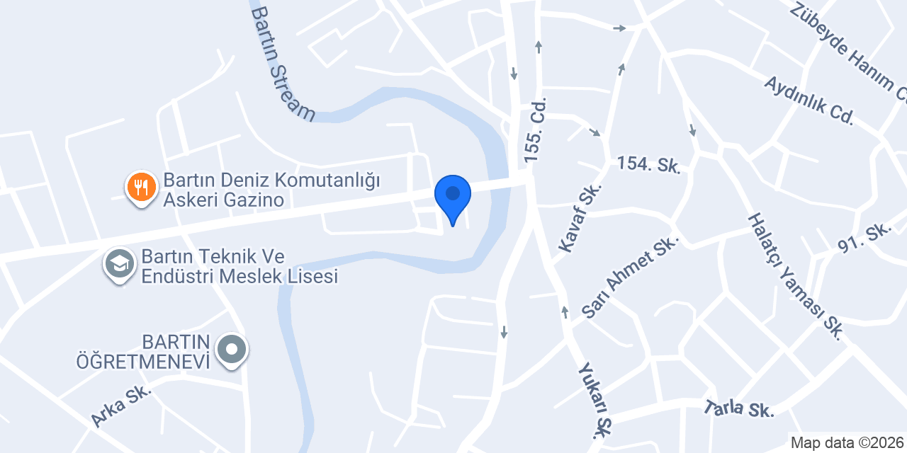 Askeri Gazino Müdürlüğü konumu