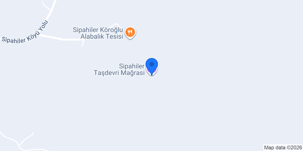 Sipahiler Taşdevri Mağrasi konumu