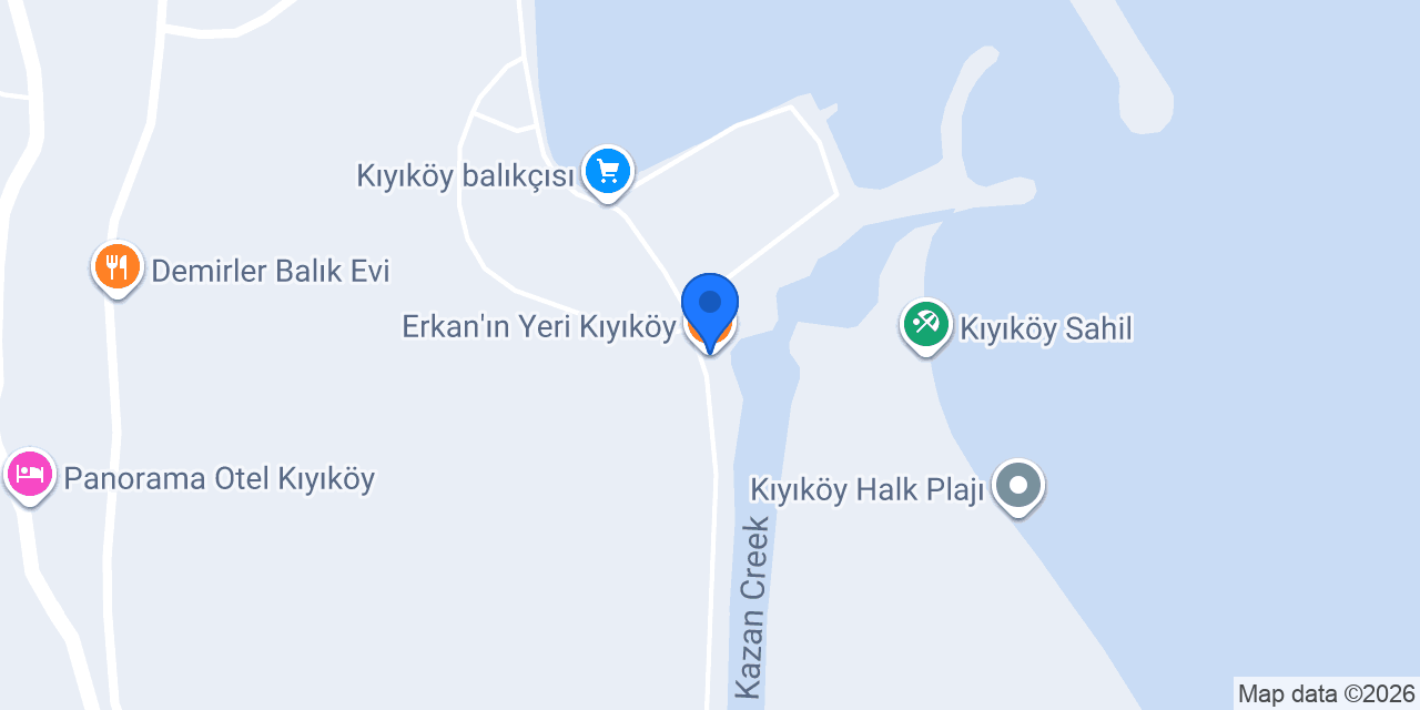 Erkan'ın Yeri Kıyıköy konumu