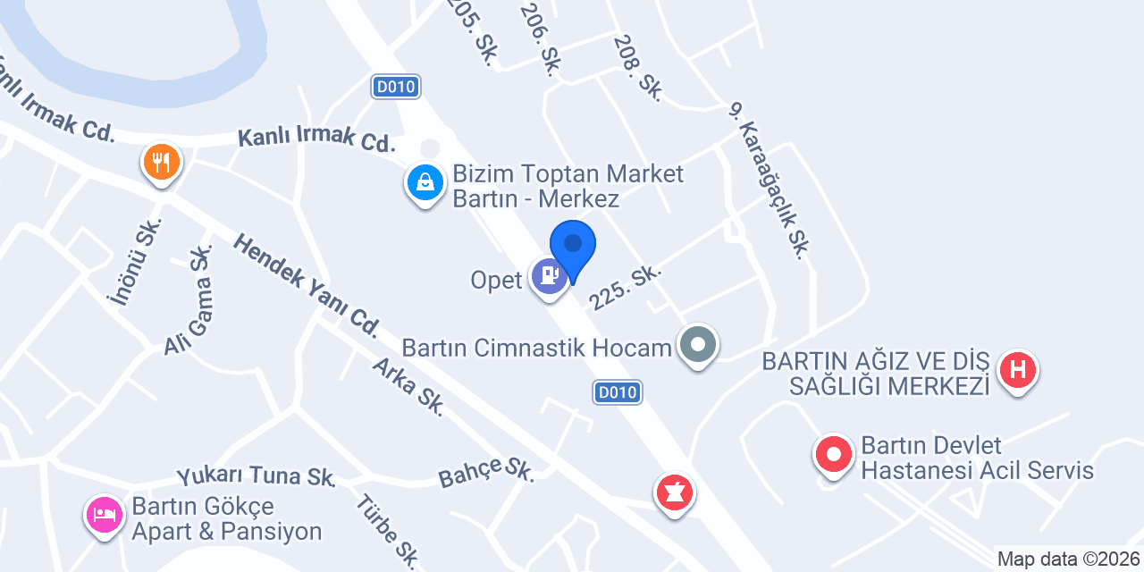 Başol Yapı Malzemeleri konumu