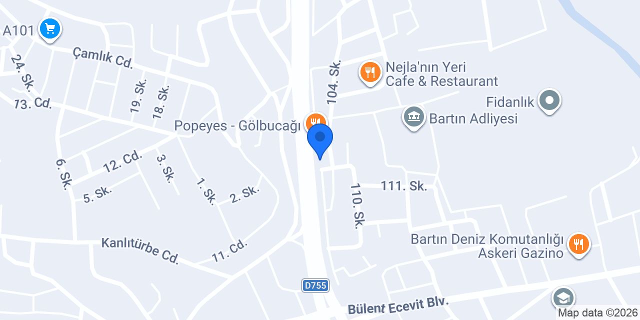 Han Otomotiv 2.Şube konumu