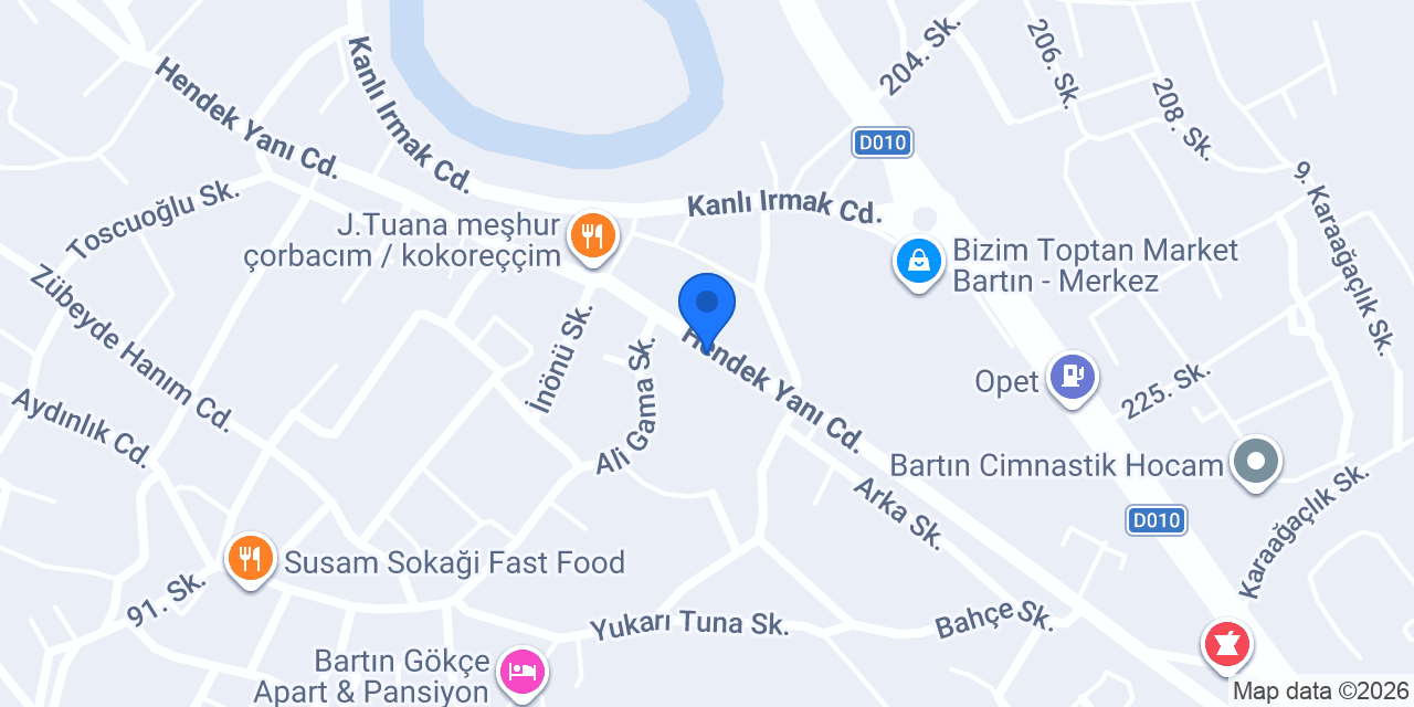 Bartın Gıda Baharat Balcılar Ticaret konumu