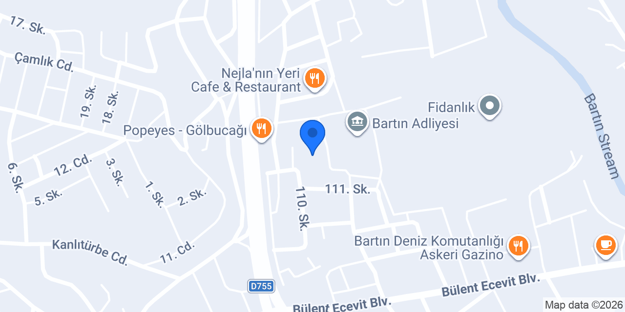 BOLU ER GIDA BARTIN ŞUBESİ konumu