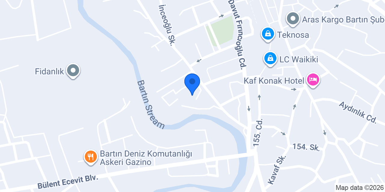 Bartın Farmer Suit Premium Pansiyon konumu
