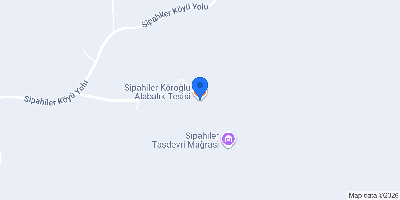 Sipahiler Köroğlu Alabalık Tesisi konumu