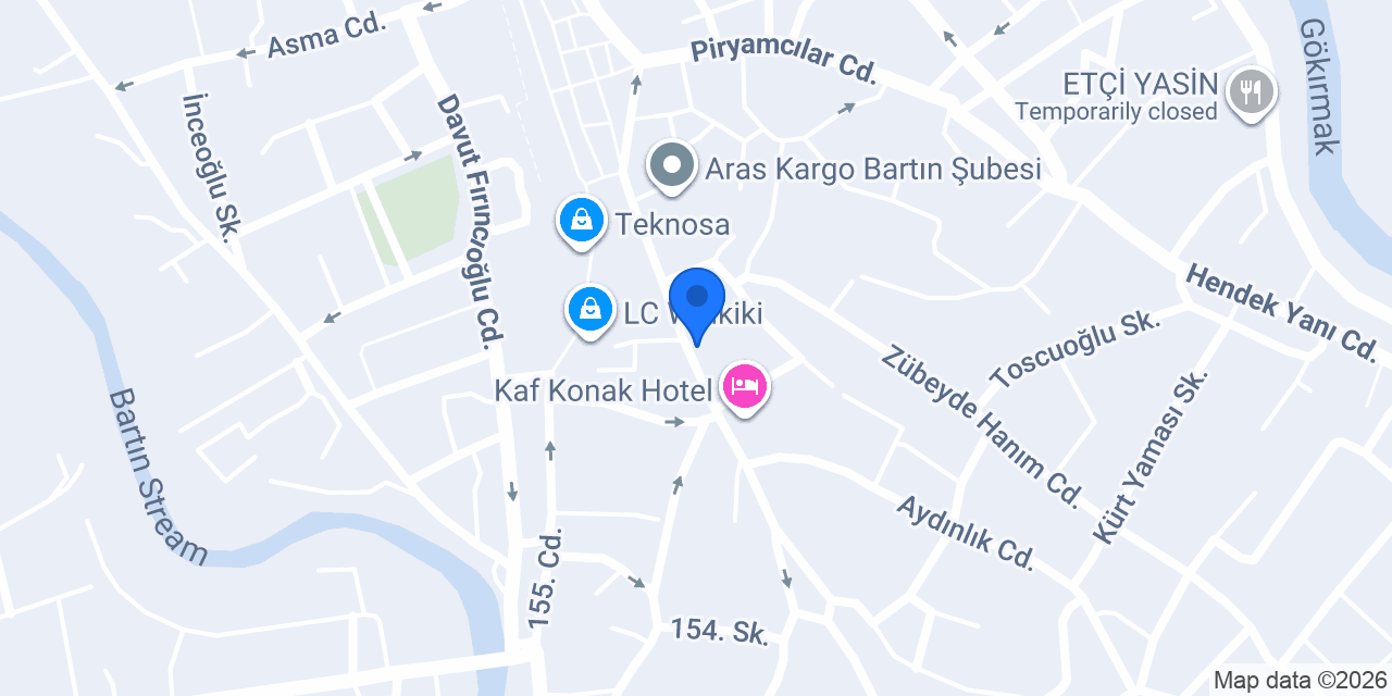 Bartın Yufka Özlem Yufka ve Tel Kadayıf konumu