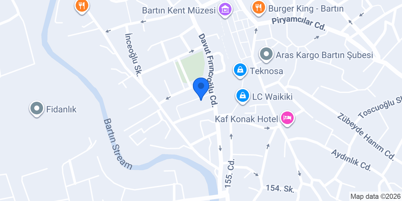 Bartın Kardelen Yün konumu