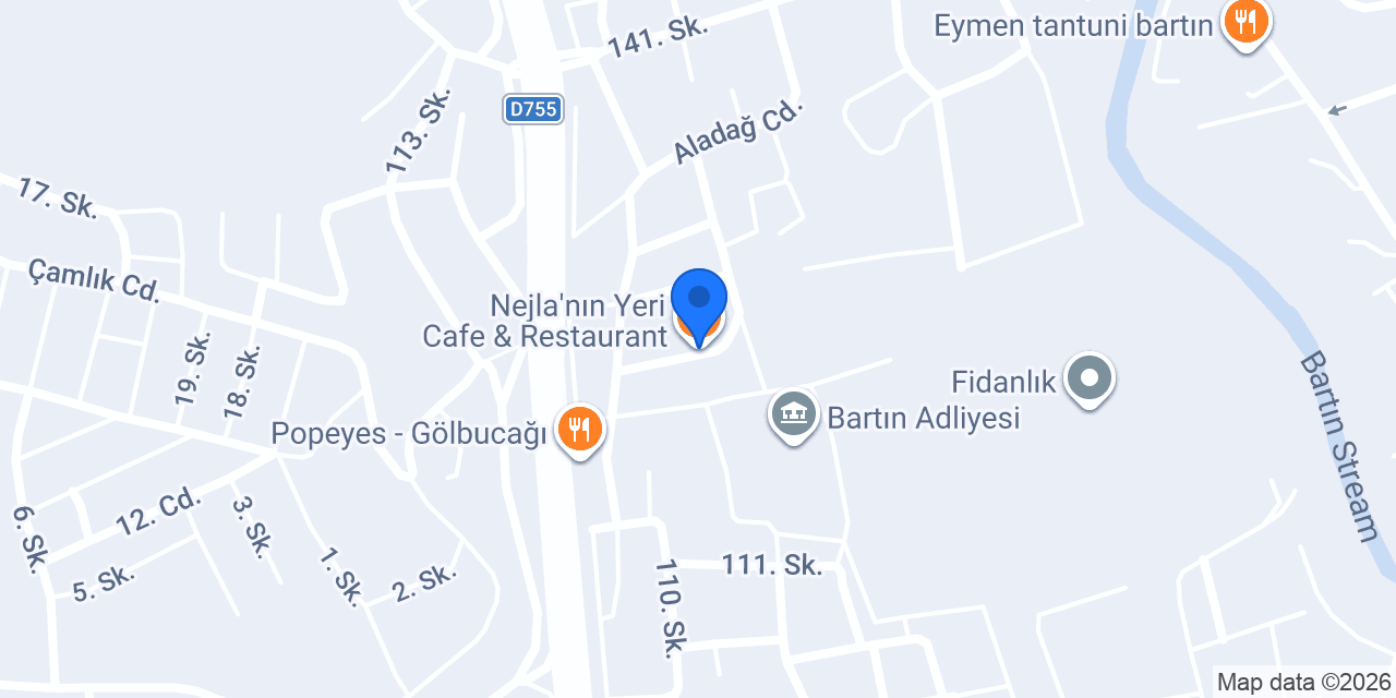 Nejla'nın Yeri Cafe & Restaurant konumu