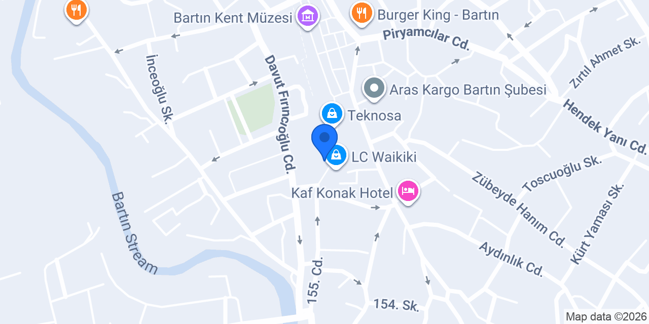 Güner terzi konumu