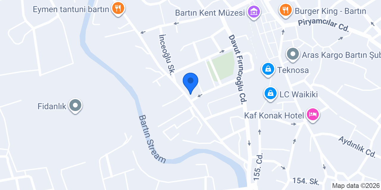 Akın Kuru Temizleme Bartın konumu