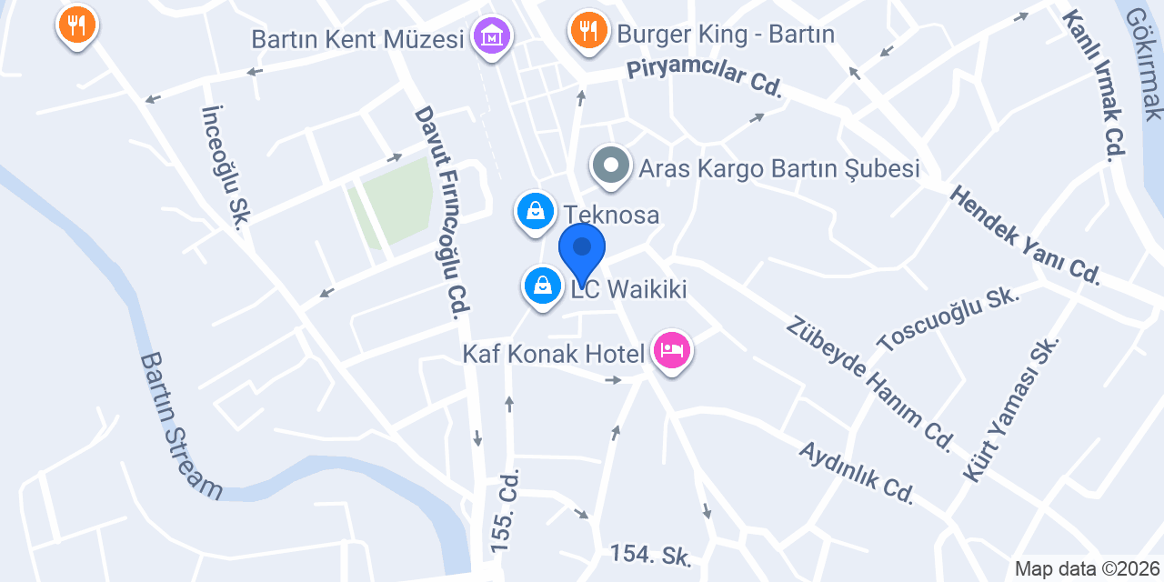 coffeecenterbartın konumu
