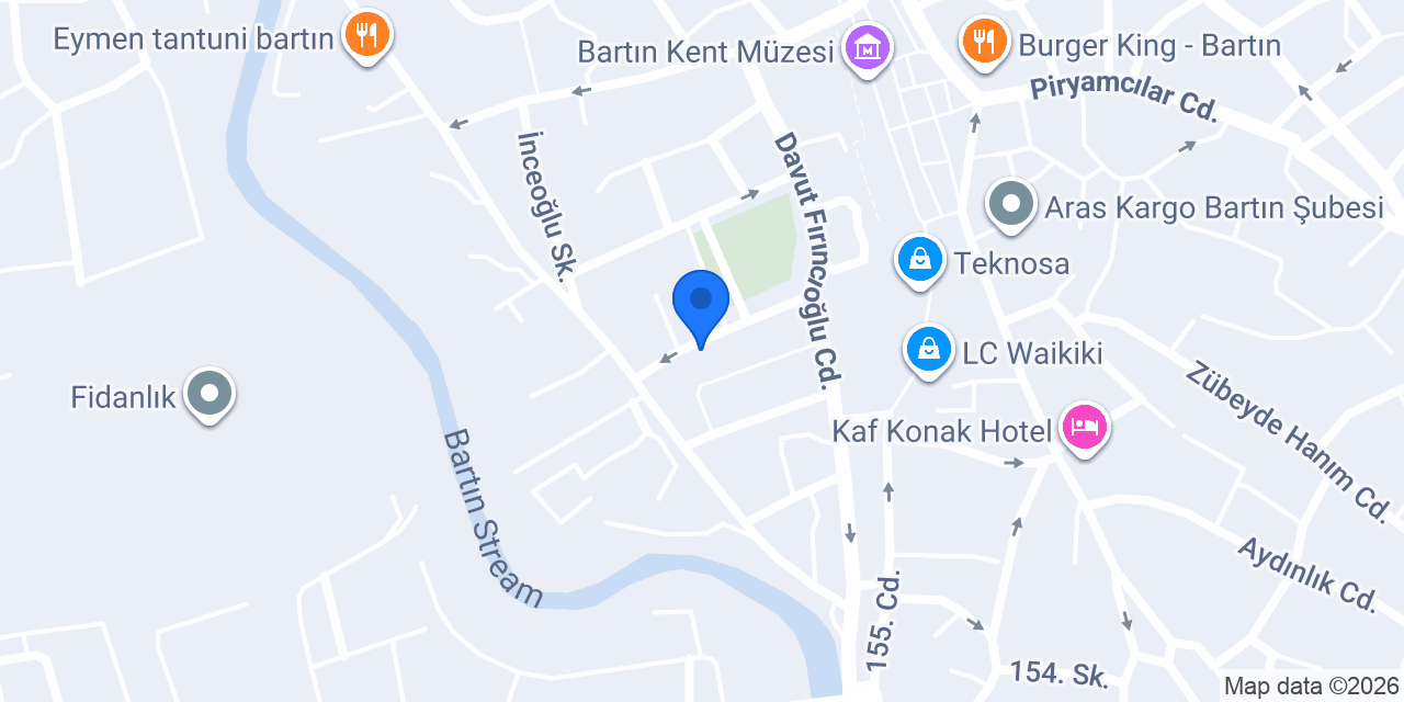 Bartın Uğur Lisesi konumu