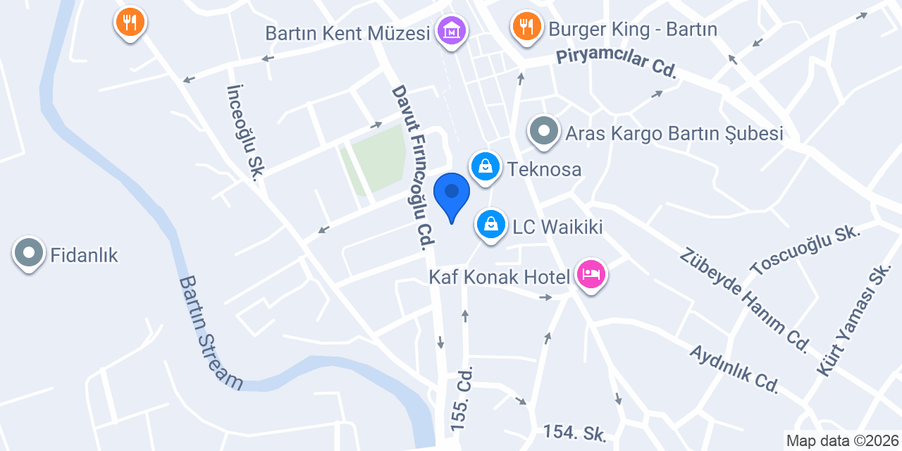 Bartın NOVA Gayrimenkul konumu