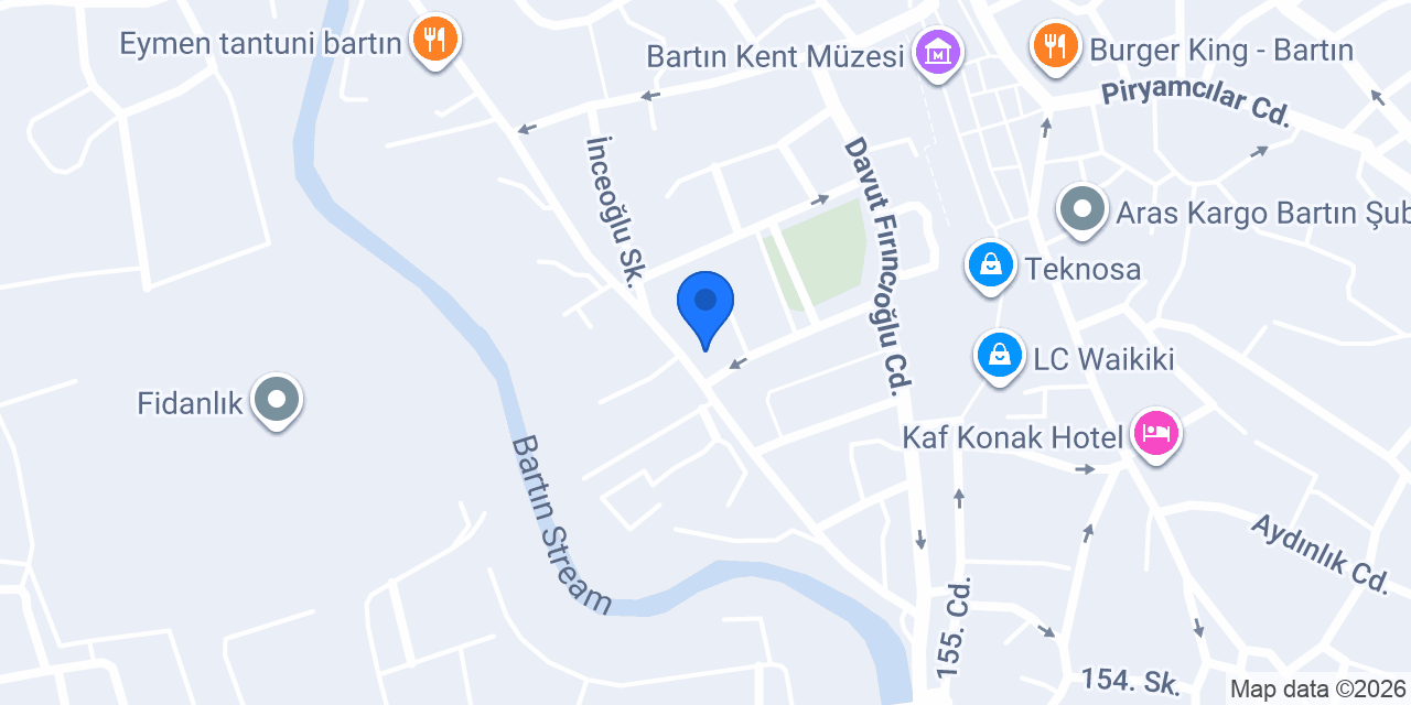 Bartın Yufka ve Kadayif konumu