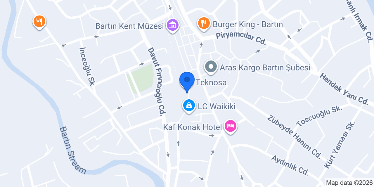 Bartın Güven Diş Polikliniği konumu