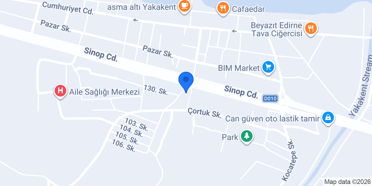 Işıl Mobilya konumu
