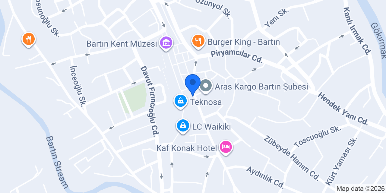 M.Ç Erkek Kuaför Salonu konumu