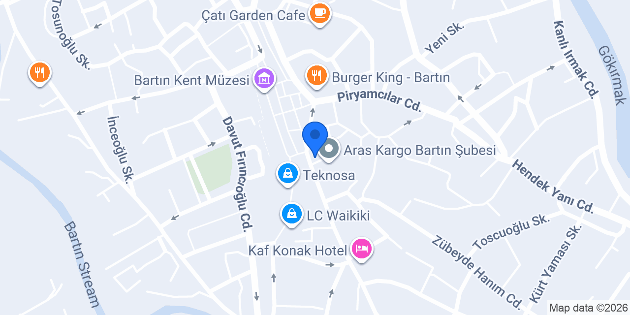Bartin Açelya Çiçekçilik konumu