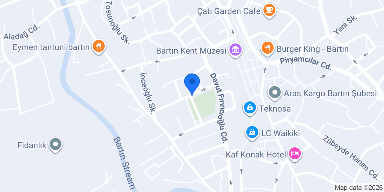 AK PARTI BARTIN konumu