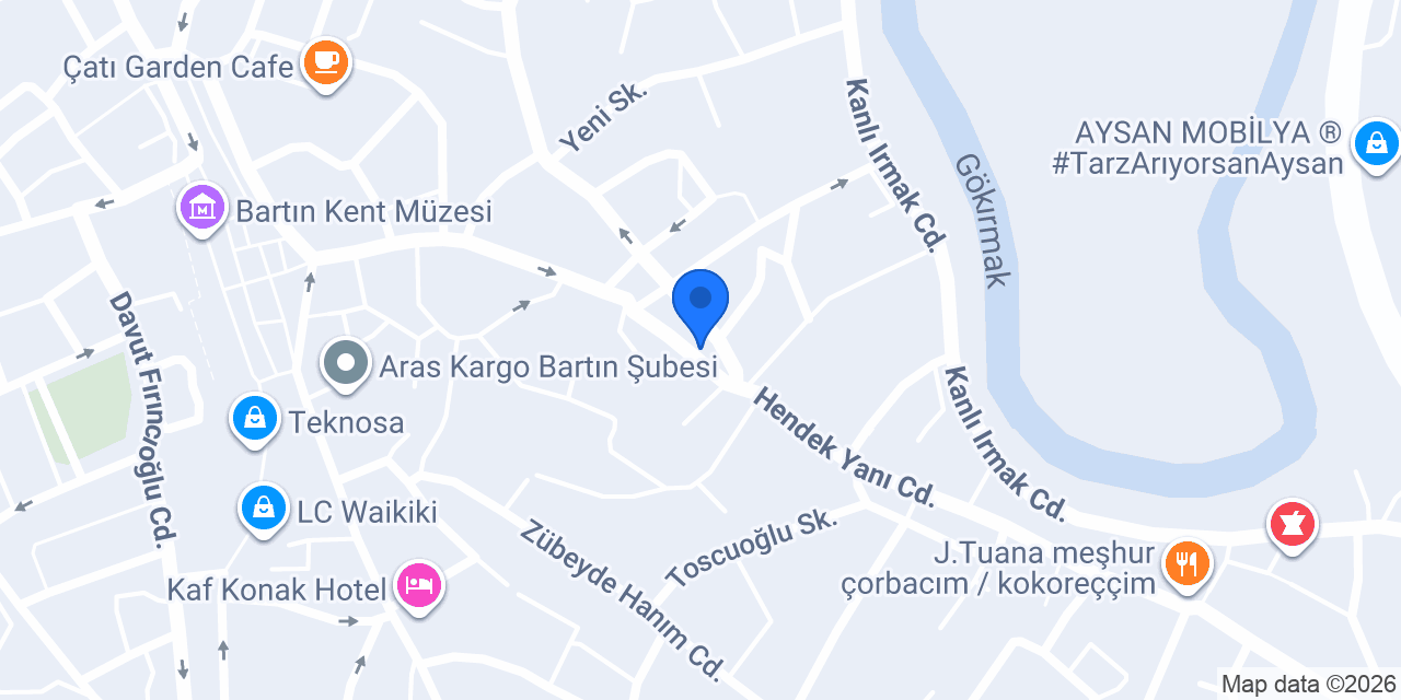 Öztürk Kokoreç Bartın konumu