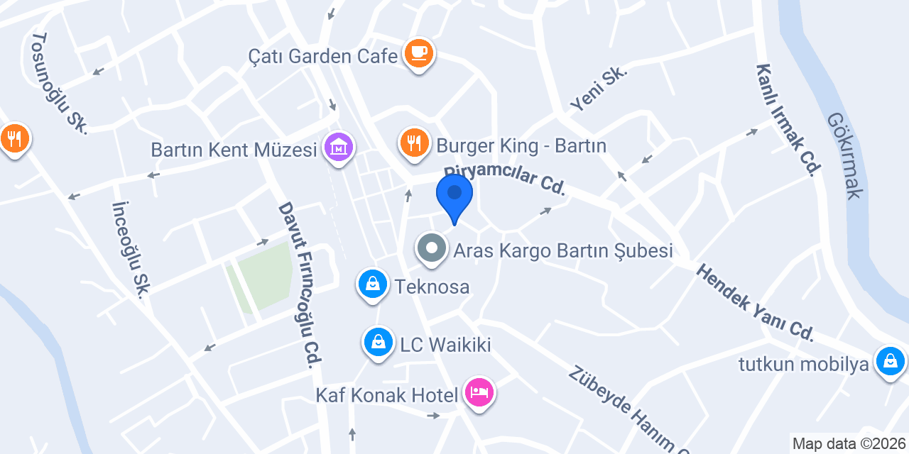 Est bay ve bayan kuaförü Taner konumu