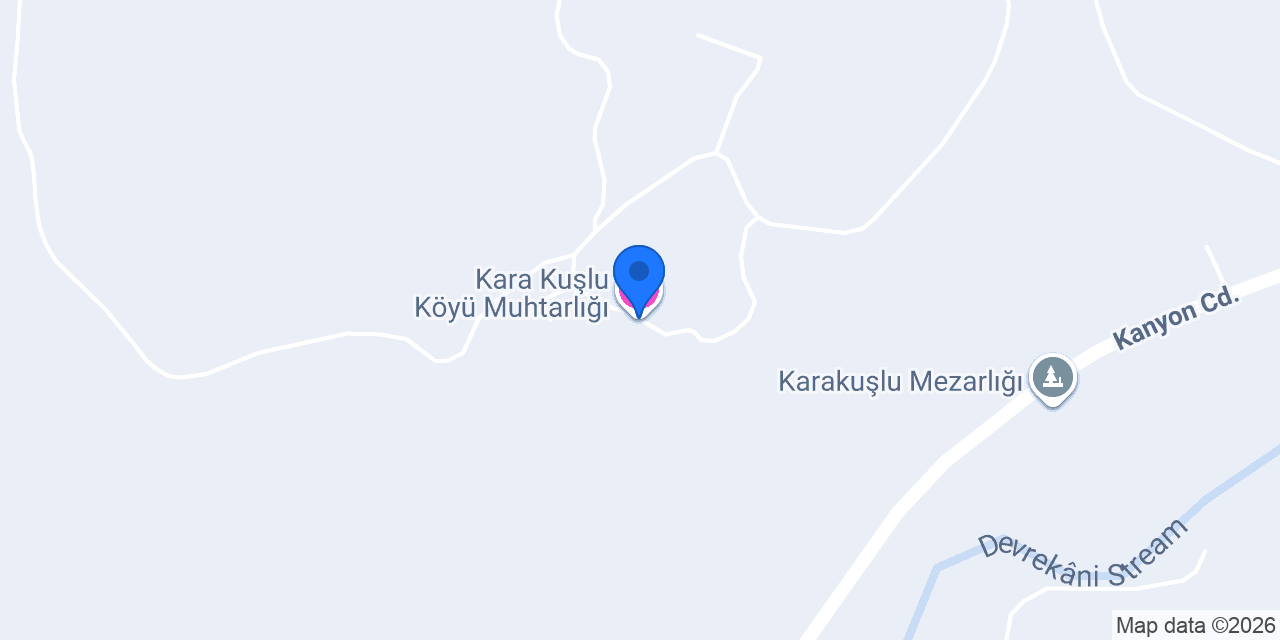 Kara Kuşlu Köyü Muhtarlığı konumu