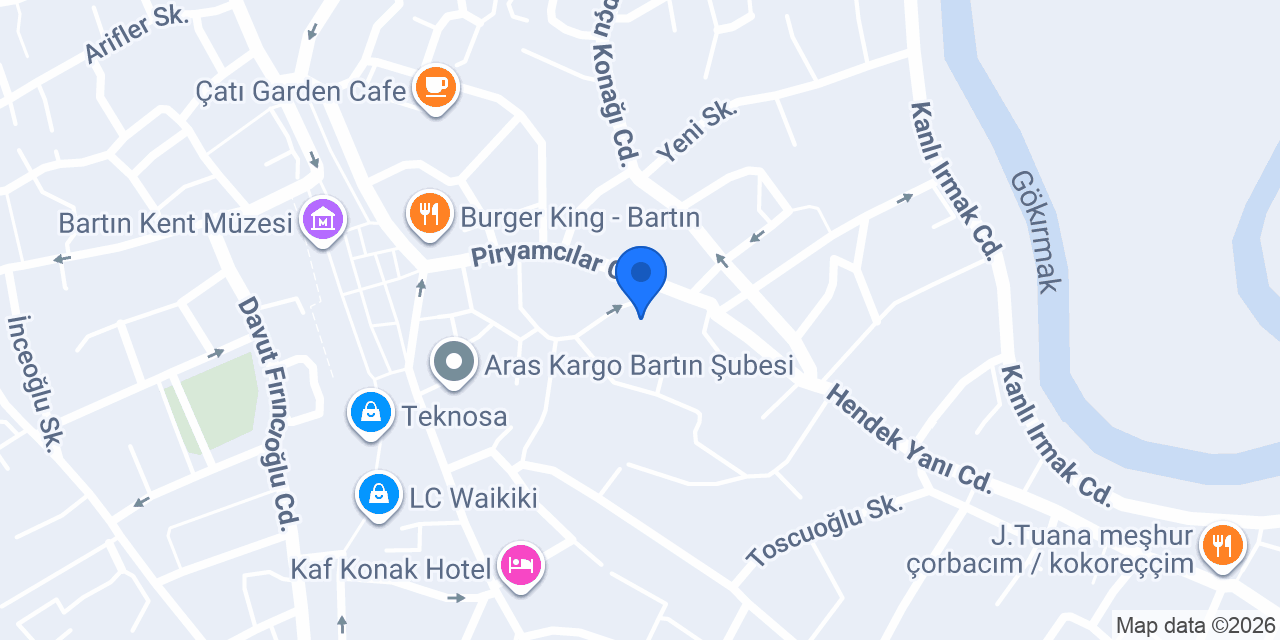 AVCILAR AUTO BARTIN konumu