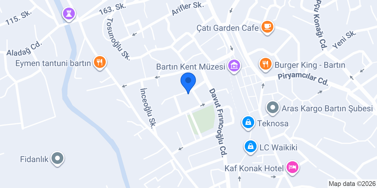 Arzu Dikyar Sürücü Kursu konumu