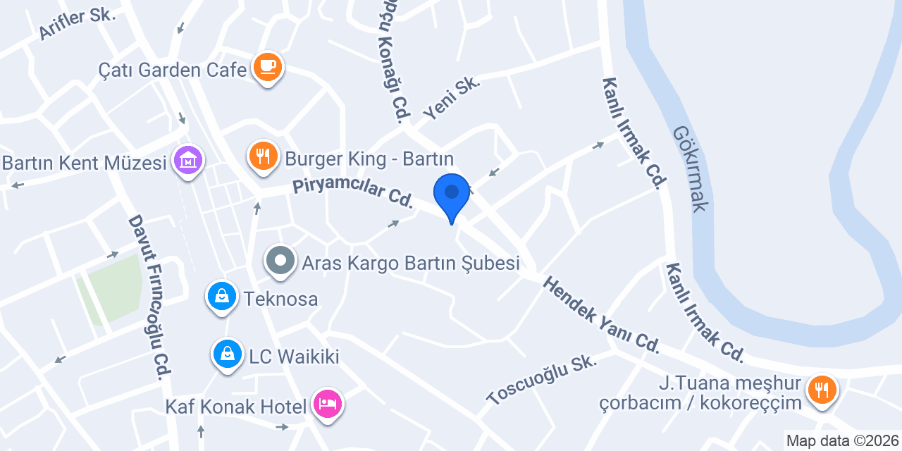 Altın Kürek Pide ve Lahmacun Salonu Bartın konumu